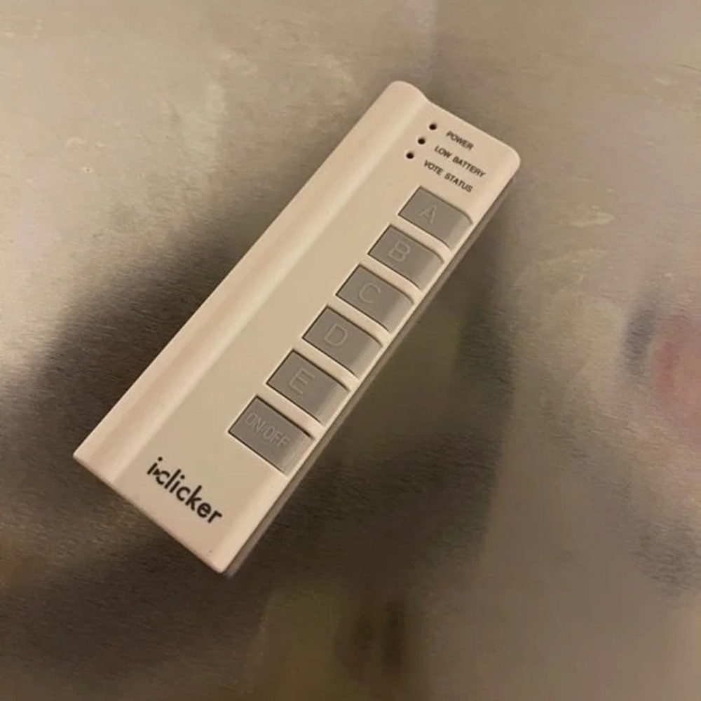 Like NEW White iClicker Remote